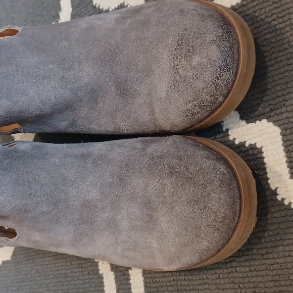 Korks by Kork-Ease Gabriella Gray & Tan Ankle Boots Women's 9.5 - Picture 3 of 15